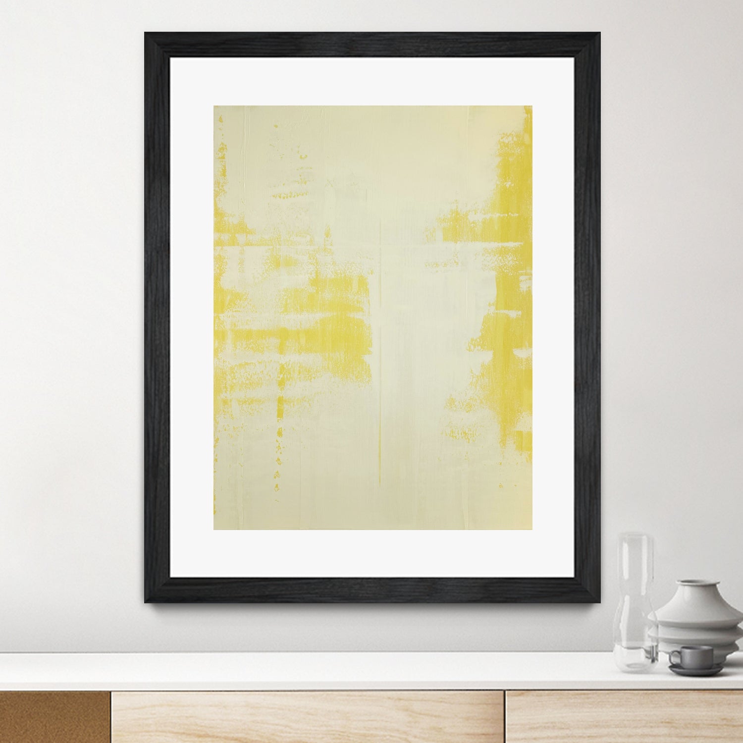 SUNNY SIDE UP by Gustaf Tidholm on GIANT ART - abstract yellow
