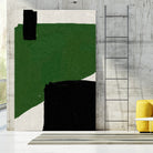 Green Beige Black Oil Abstract Painting by THE MIUUS STUDIO on GIANT ART - abstract child art