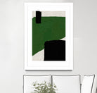 Green Beige Black Oil Abstract Painting by THE MIUUS STUDIO on GIANT ART - abstract child art