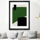 Green Beige Black Oil Abstract Painting by THE MIUUS STUDIO on GIANT ART - abstract child art