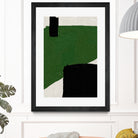 Green Beige Black Oil Abstract Painting by THE MIUUS STUDIO on GIANT ART - abstract child art