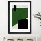 Green Beige Black Oil Abstract Painting by THE MIUUS STUDIO on GIANT ART - abstract child art