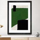 Green Beige Black Oil Abstract Painting by THE MIUUS STUDIO on GIANT ART - abstract child art