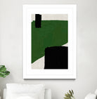 Green Beige Black Oil Abstract Painting by THE MIUUS STUDIO on GIANT ART - abstract child art