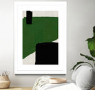 Green Beige Black Oil Abstract Painting by THE MIUUS STUDIO on GIANT ART - abstract child art