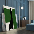 Green Black Oil Abstract by THE MIUUS STUDIO on GIANT ART - abstract painting