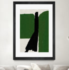 Green Black Oil Abstract by THE MIUUS STUDIO on GIANT ART - abstract painting