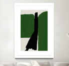 Green Black Oil Abstract by THE MIUUS STUDIO on GIANT ART - abstract painting