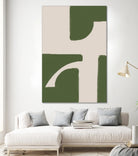 Green Beige Modern by THE on GIANT ART - illustration drawing