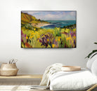 Coastal California  by Maxine Shore  on GIANT ART - green landscape  coast