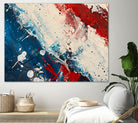 Red White and Blue by Andreas Magnusson on GIANT ART - abstract art
