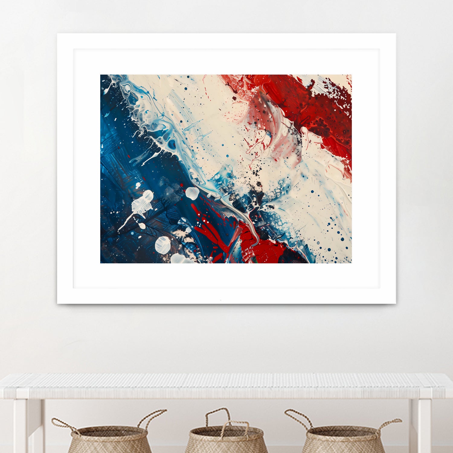 Red White and Blue by Andreas Magnusson on GIANT ART - abstract art