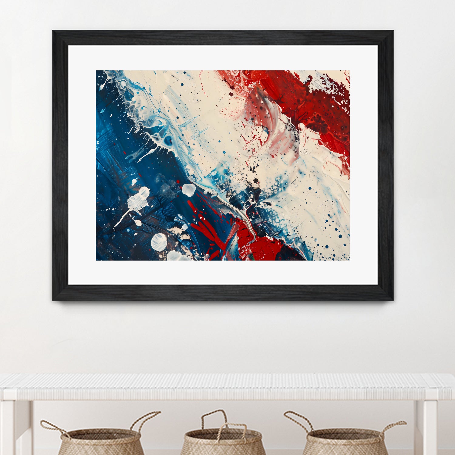 Red White and Blue by Andreas Magnusson on GIANT ART - abstract art