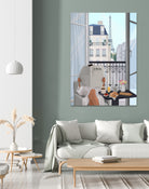Paris Balcony by Petra Lizde on GIANT ART - illustration  paris 