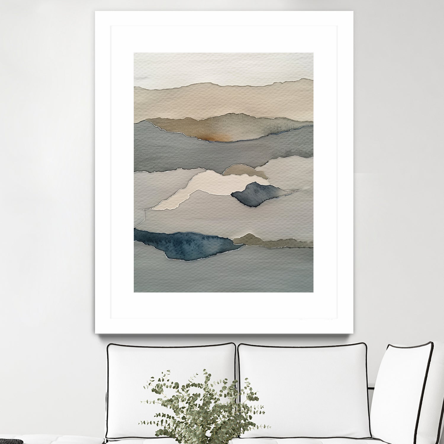 Landscape 002 by May Hilma on GIANT ART - abstract mountains