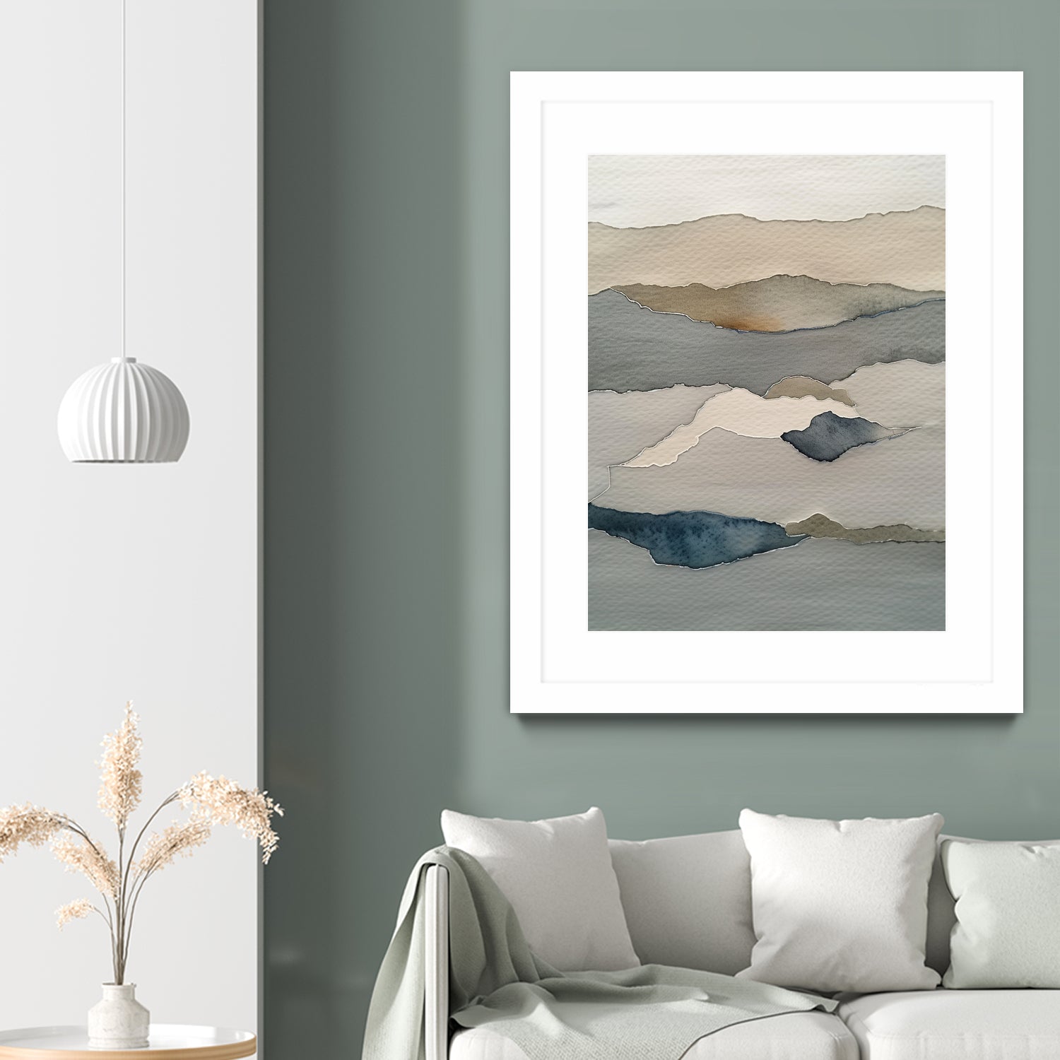 Landscape 002 by May Hilma on GIANT ART - abstract mountains