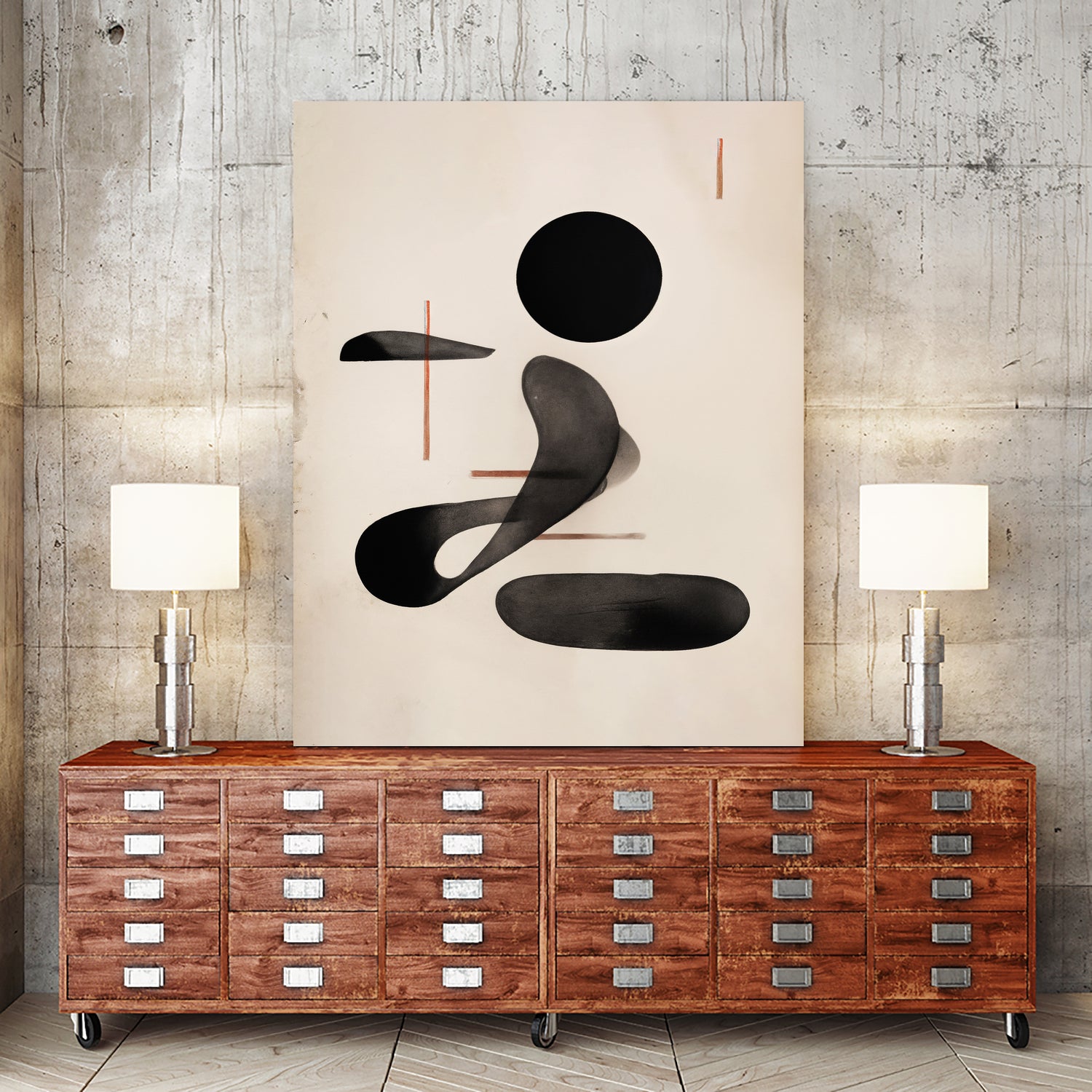 Japandi Modern Objects by THE MIUUS STUDIO on GIANT ART - illustration