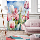 Tulpenfeld by Ohkimiko on GIANT ART - illustration tulpen