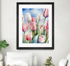 Tulpenfeld by Ohkimiko on GIANT ART - illustration tulpen