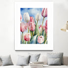 Tulpenfeld by Ohkimiko on GIANT ART - illustration tulpen