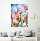 Tulpenfeld by Ohkimiko on GIANT ART - illustration tulpen