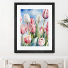 Tulpenfeld by Ohkimiko on GIANT ART - illustration tulpen