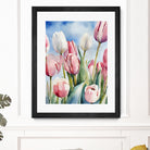 Tulpenfeld by Ohkimiko on GIANT ART - illustration tulpen