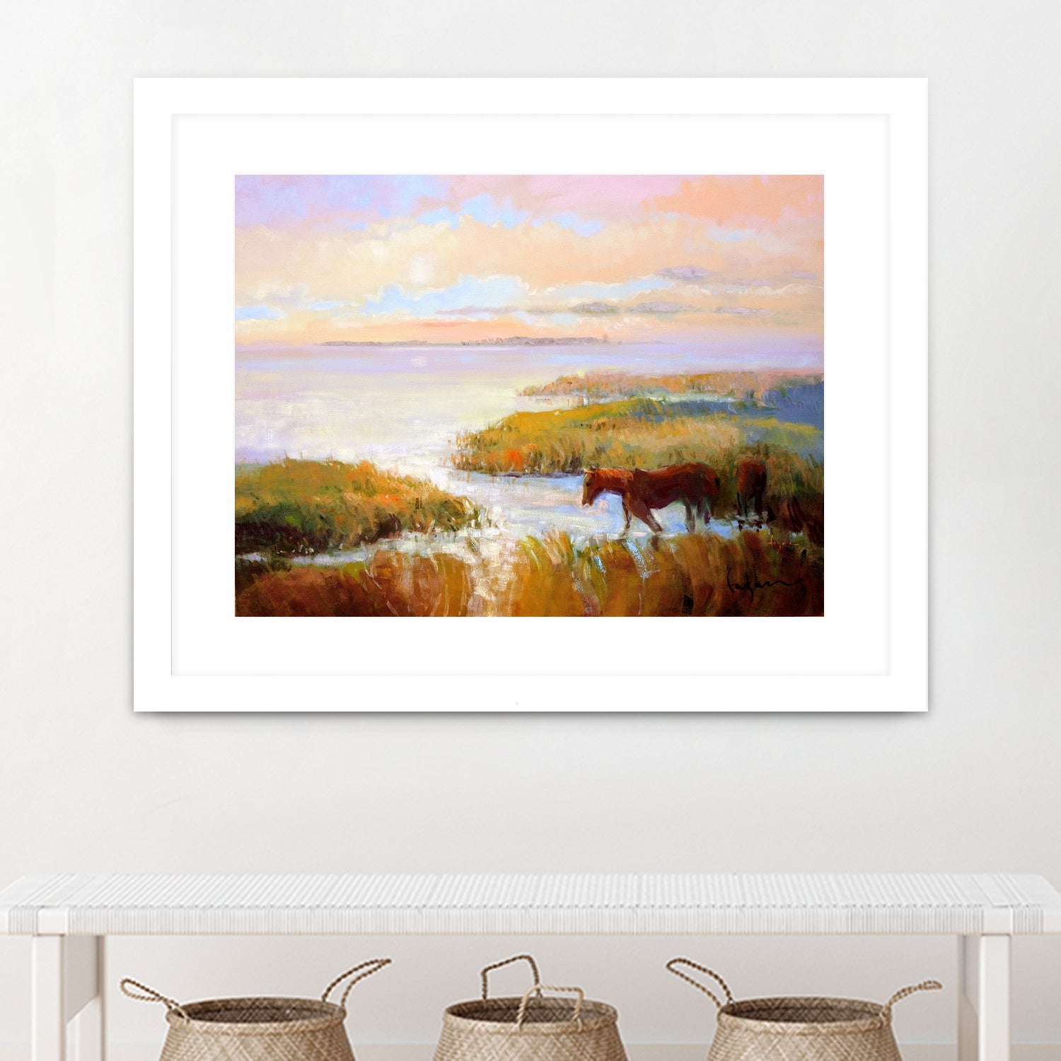 Serene Marshscape by Dorothy Fagan  on GIANT ART - animal