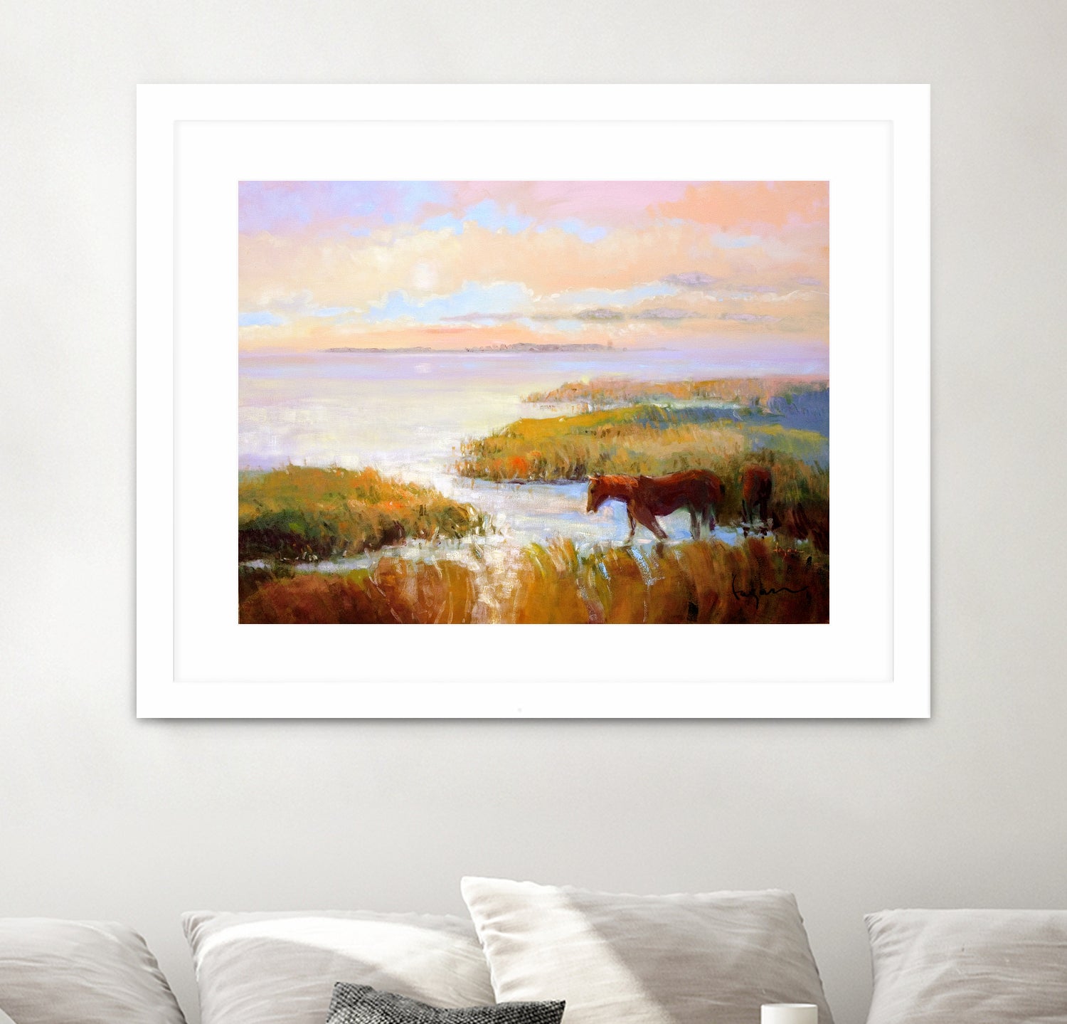 Serene Marshscape by Dorothy Fagan  on GIANT ART - animal