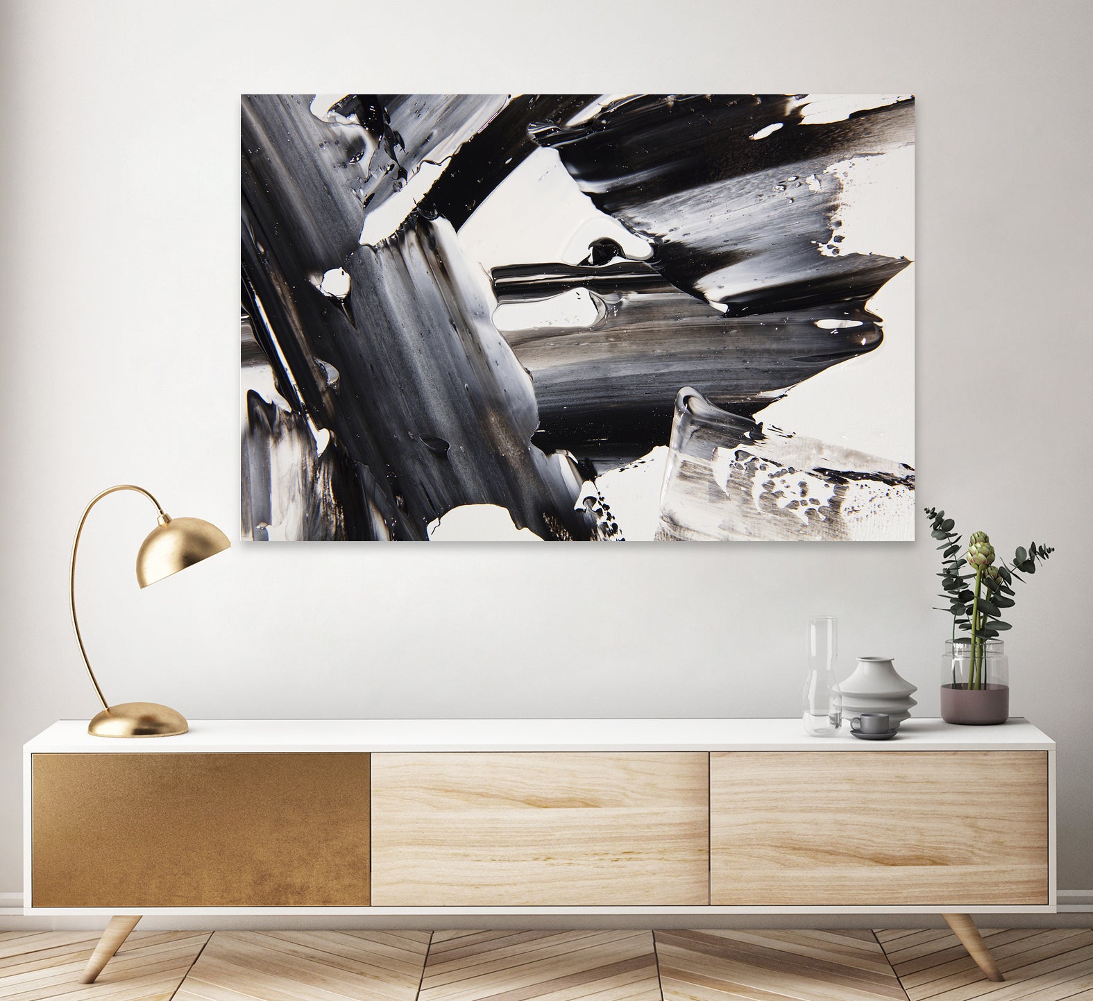 Abstract paint composition nAo20 by Julia on GIANT ART - ramiro