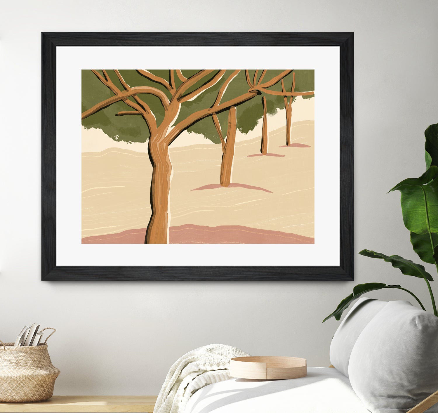 Landscape trees by Little Dean on GIANT ART - landscape painting