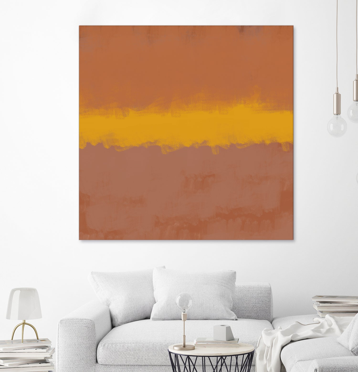 MODERN CALM by THE on GIANT ART - orange miuus studio rothko