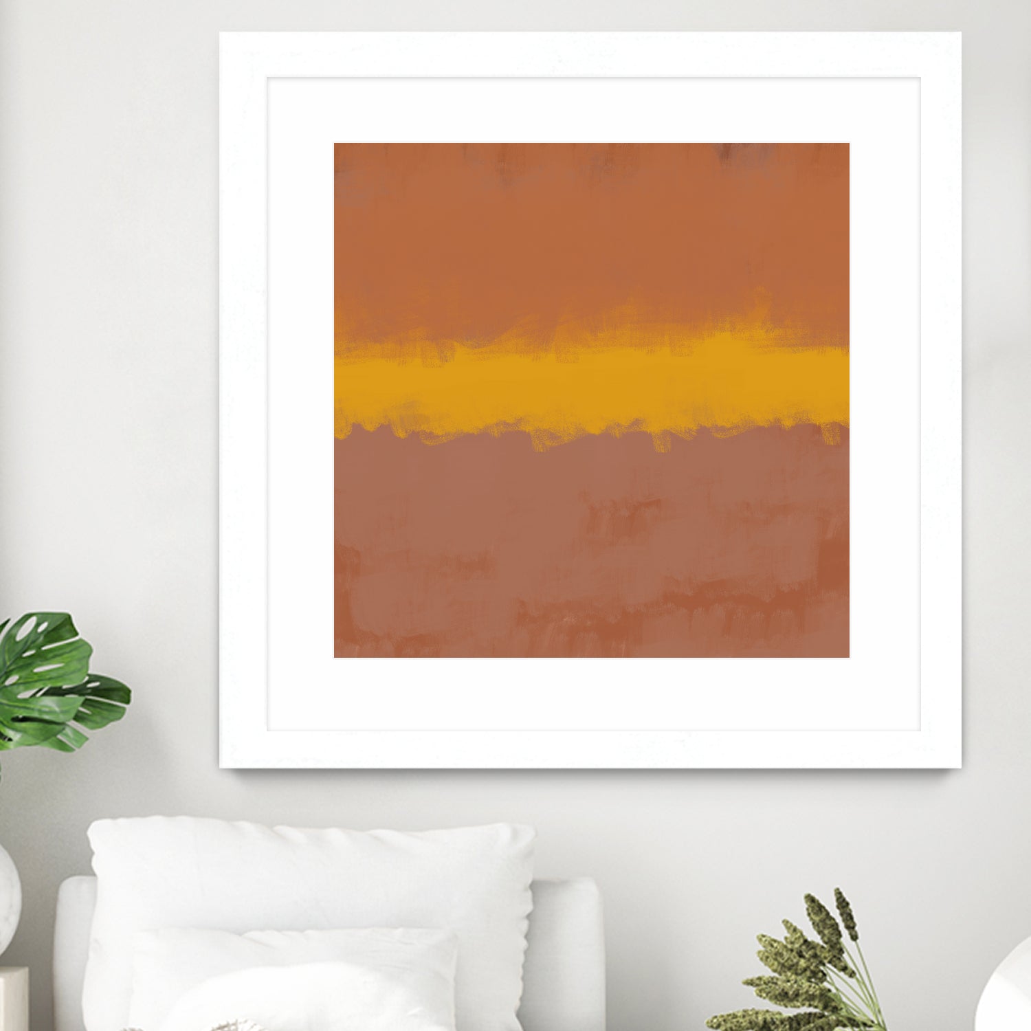 MODERN CALM by THE on GIANT ART - orange miuus studio rothko