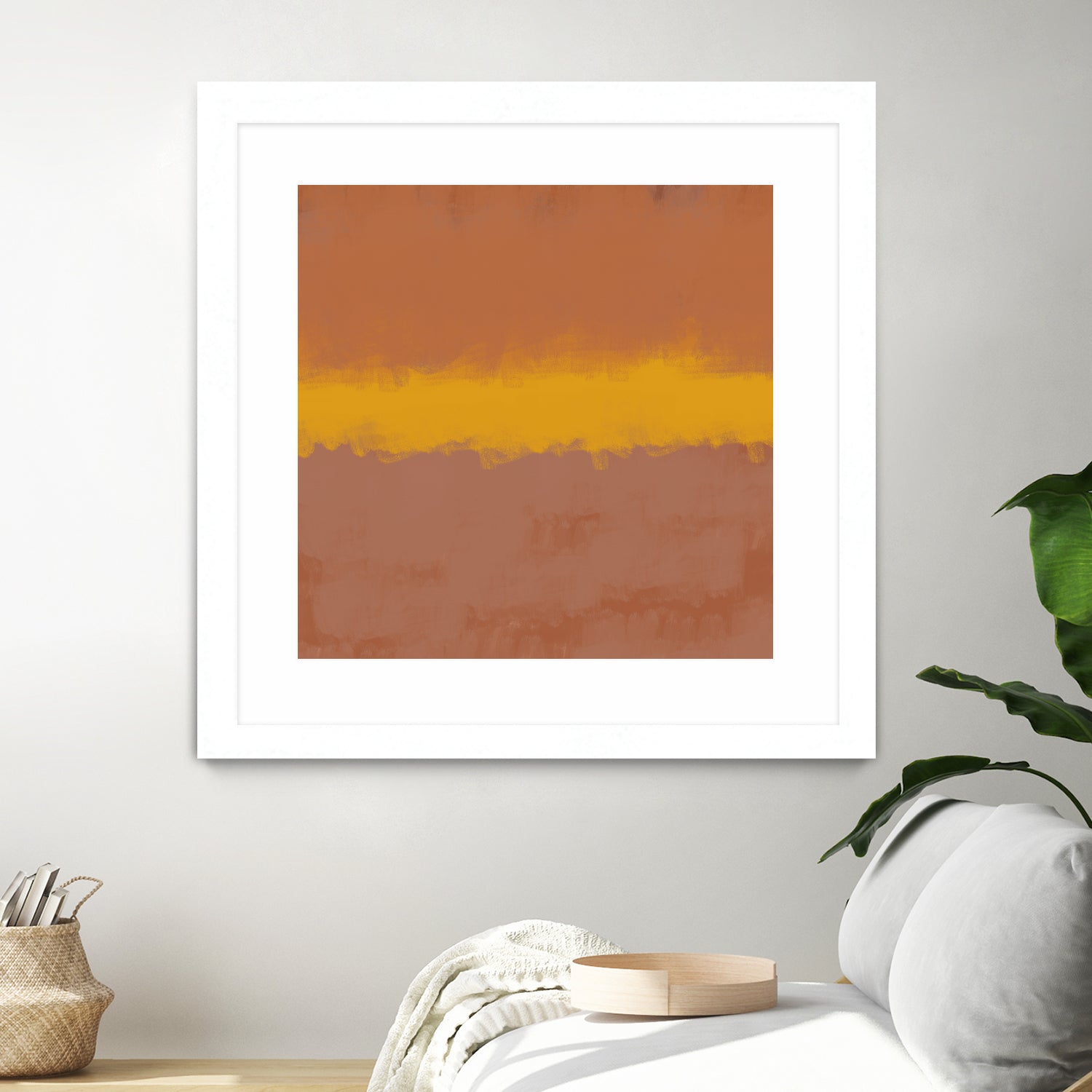 MODERN CALM by THE on GIANT ART - orange miuus studio rothko