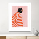 The Woman With the Orange Stripes by Bea Muller on GIANT ART - figurative clothing