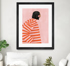 The Woman With the Orange Stripes by Bea Muller on GIANT ART - figurative clothing