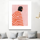 The Woman With the Orange Stripes by Bea Muller on GIANT ART - figurative clothing