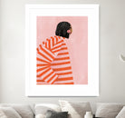 The Woman With the Orange Stripes by Bea Muller on GIANT ART - figurative clothing