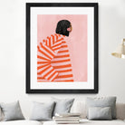 The Woman With the Orange Stripes by Bea Muller on GIANT ART - figurative clothing