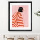 The Woman With the Orange Stripes by Bea Muller on GIANT ART - figurative clothing