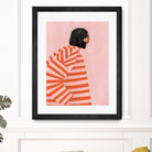 The Woman With the Orange Stripes by Bea Muller on GIANT ART - figurative clothing