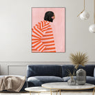 The Woman With the Orange Stripes by Bea Muller on GIANT ART - figurative clothing