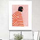 The Woman With the Orange Stripes by Bea Muller on GIANT ART - figurative clothing