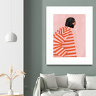 The Woman With the Orange Stripes by Bea Muller on GIANT ART - figurative clothing