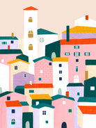 Town by Bea Muller on GIANT ART - illustration house