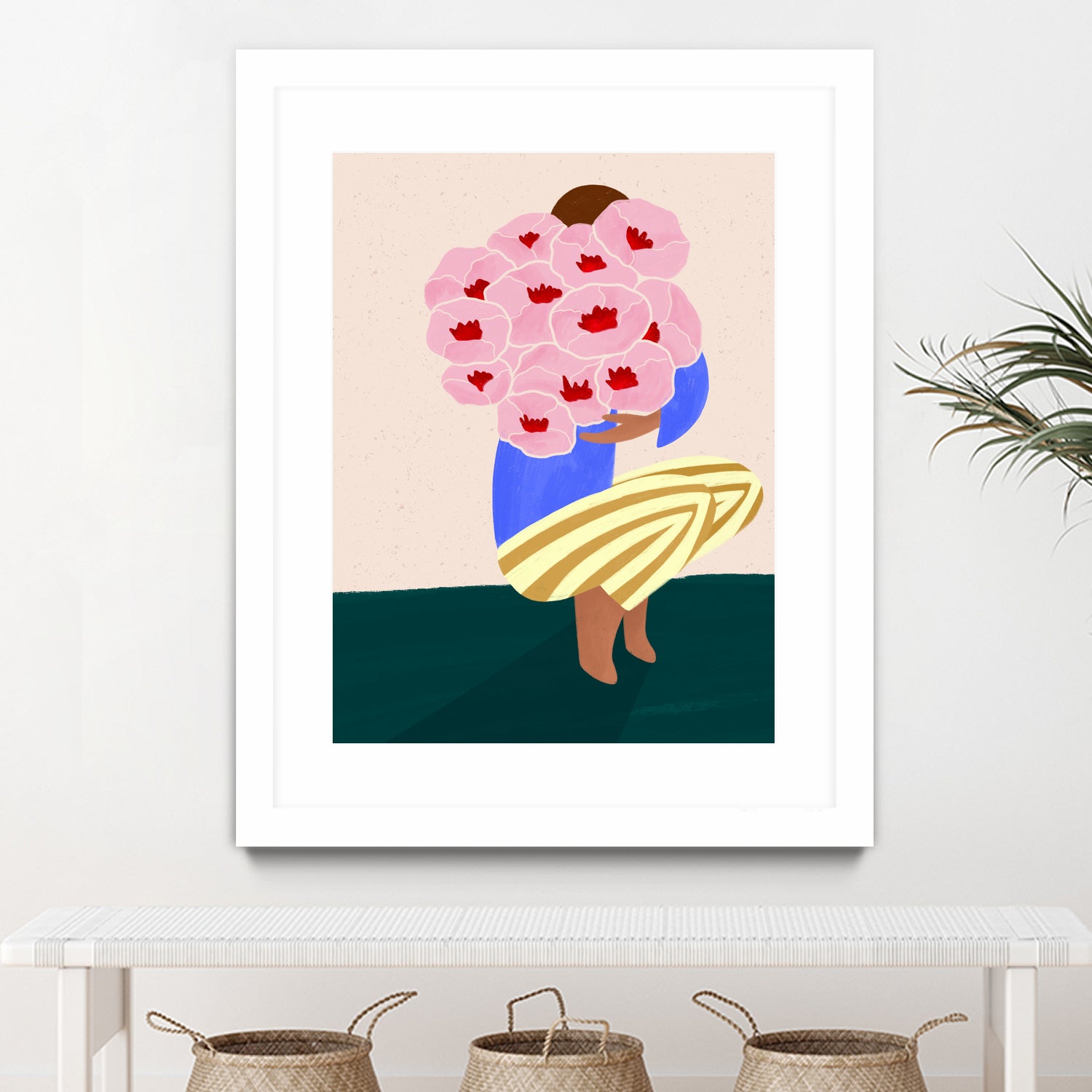 Bouquet of Flowers by Bea Muller on GIANT ART - flowers and plants drawing