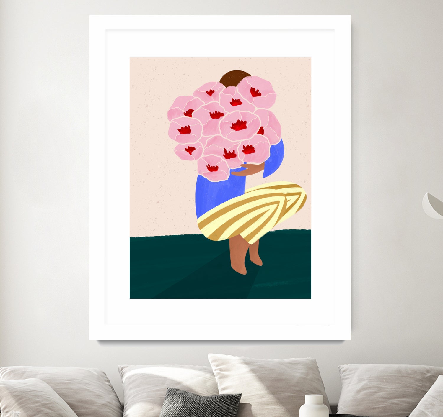 Bouquet of Flowers by Bea Muller on GIANT ART - flowers and plants drawing