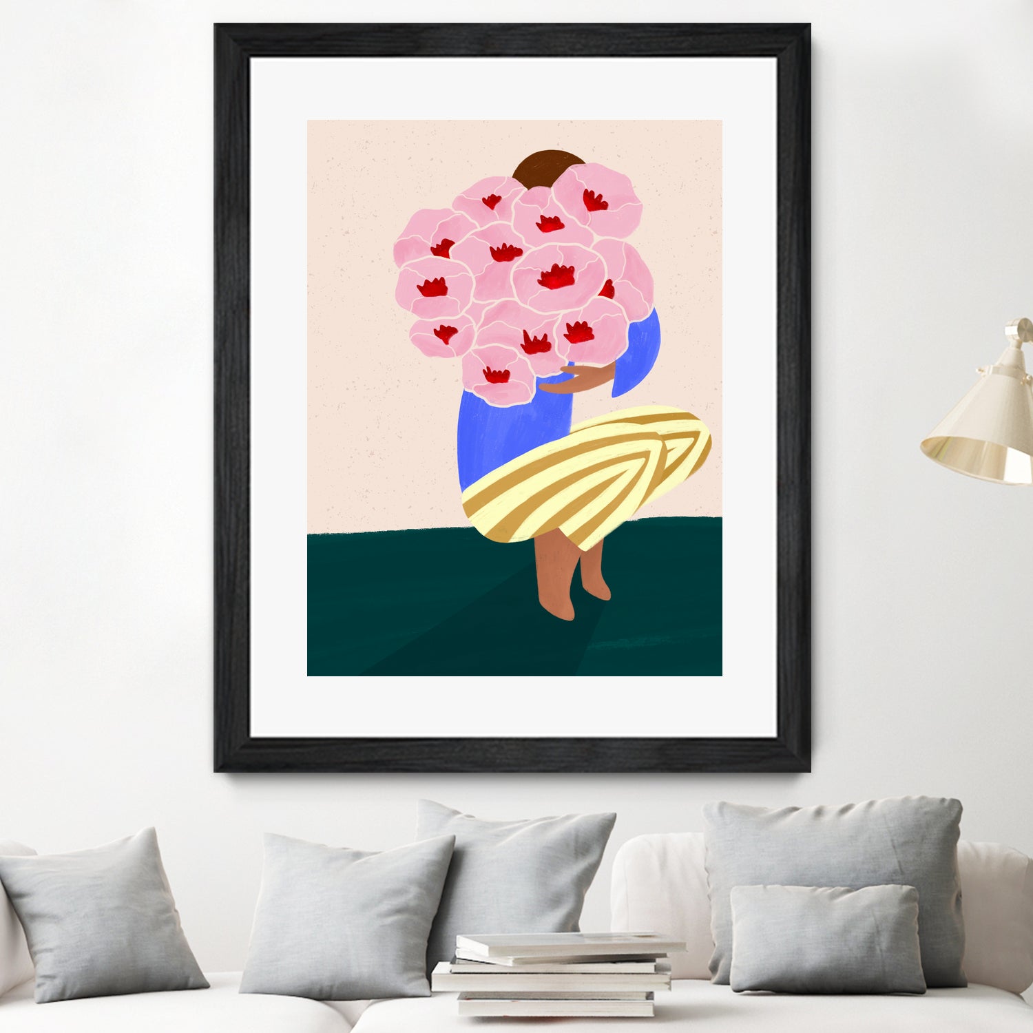 Bouquet of Flowers by Bea Muller on GIANT ART - flowers and plants drawing