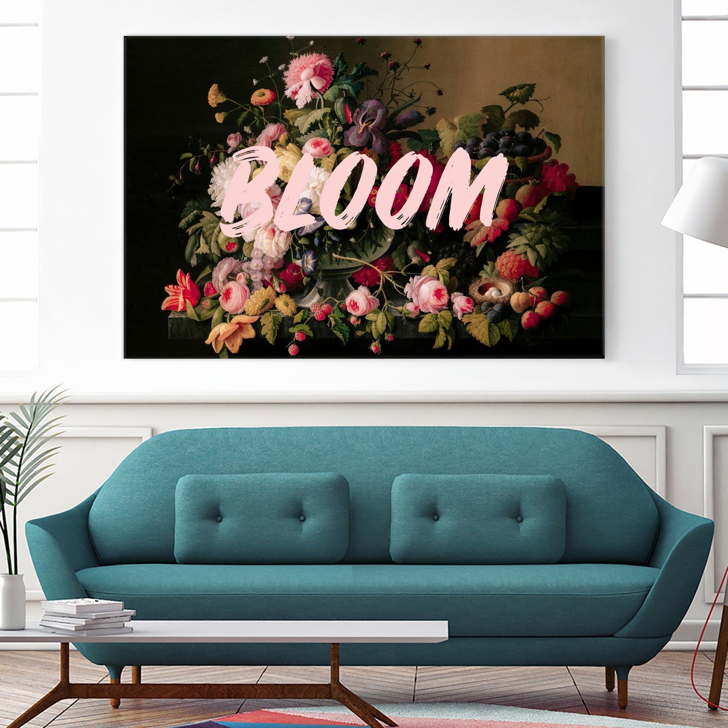 Bloom Ratio2x3 by Grace on GIANT ART - pink botanical