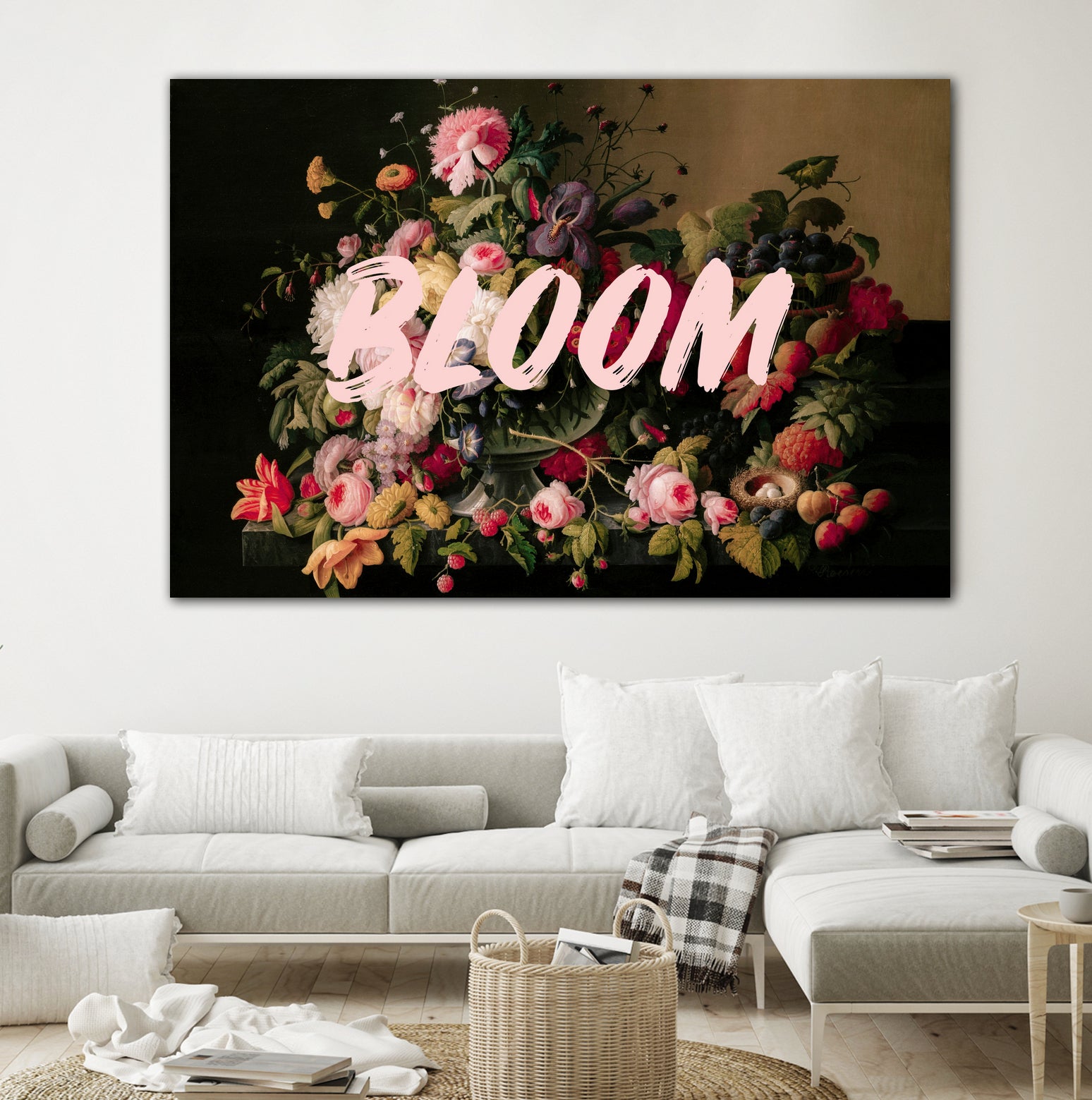 Bloom Ratio2x3 by Grace on GIANT ART - pink botanical